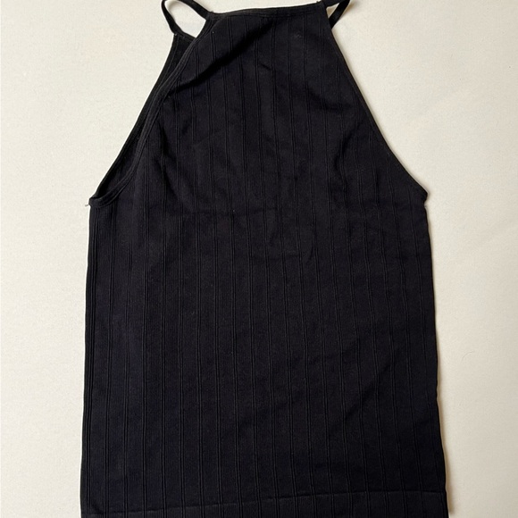 Dynamite Ribbed Black Tank Top - Picture 2 of 4